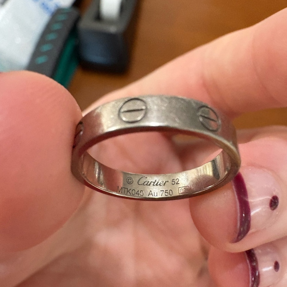 Cartier Silver Jewelry Ring